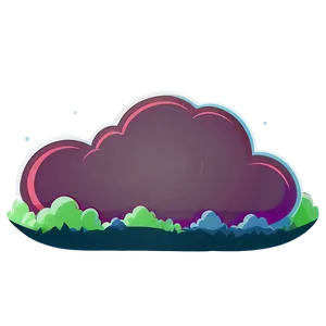 Flat Design Fart Cloud Png 16 PNG Image