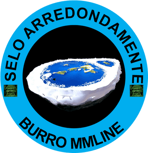 Flat Earth Seal Graphic PNG image with transparent background