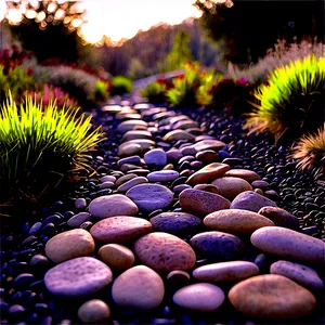 Flat River Stones For Landscaping Png 74 PNG Image