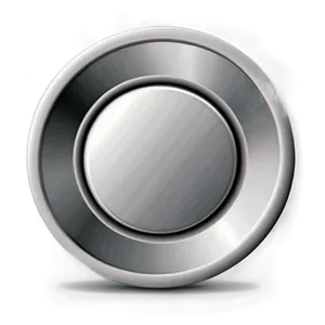 Flat Style White Button Png Eev45 PNG Image