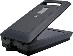 Flatbed Scanner Black Device PNG Image