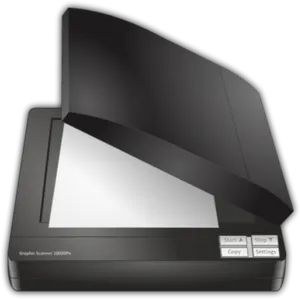 Flatbed Scanner Graphic300dpi PNG Image