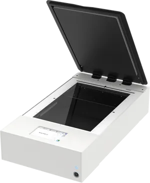 Flatbed Scanner Open Lid PNG Image