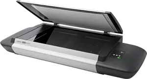 Flatbed_ Scanner_ Open_ Lid PNG Image