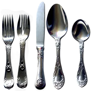 Flatware Silver Utensils Png Ipf PNG Image