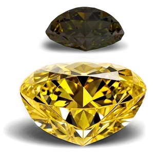 Flawless Yellow Diamond Image Png Usm34 PNG Image