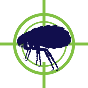 Flea Target Silhouette PNG Image