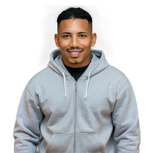 Fleece Zip Up Hoodie Png Qhs86 PNG Image