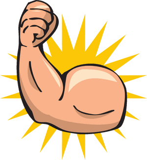 Strong Arm Cartoon Clipart , Png Download - Strong Arm Clipart, Transparent Png PNG