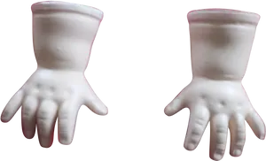 Floating_ Gloves_ Surreal PNG Image