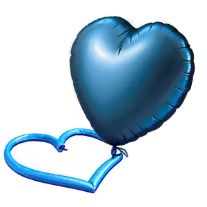 Floating Heart Balloon Png Esf PNG Image