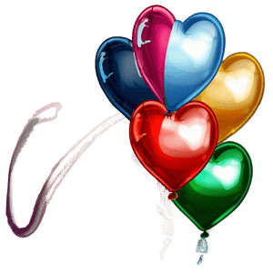 Floating Heart Balloon PNG ubr81 PNG