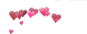 Floating Hearts Overlay.png PNG image with transparent background