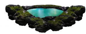 Floating_ Island_ Lake PNG Image