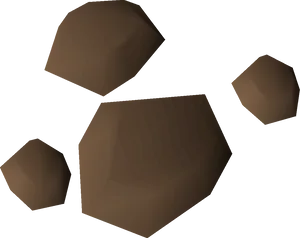 Floating_ Mud_ Chunks_ Illustration PNG Image