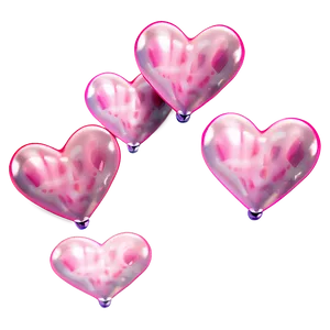 Floating Pink Hearts Png 52 PNG Image