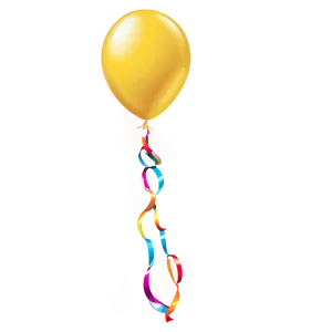 Floating Yellow Balloon Png 88 PNG Image