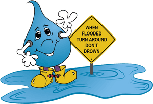 Turn Around Don't Drown Warning Signs To Oklahoma Communities - Flooded Turn Around Don T Drown Png, Transparent Png PNG image with transparent background