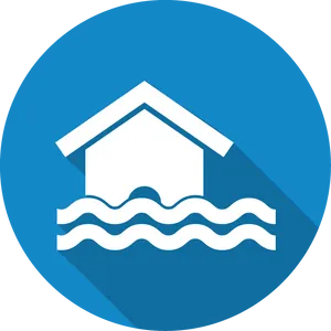 Flood Icon Graphic PNG Image