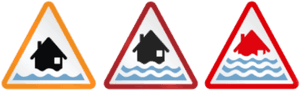 Flood Warning Symbols - Flood Warning Codes, HD Png Download PNG