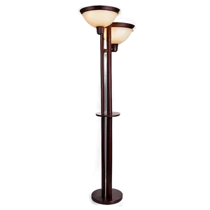 Floor Lamp With Shelves Png Wbm PNG Image