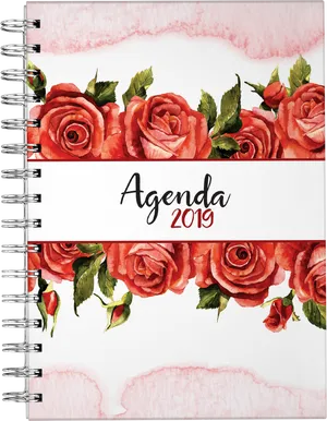 Floral Agenda2019 Cover PNG Image