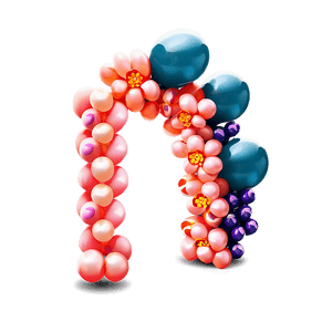 Floral and Balloon Arch Combo PNG 56 PNG