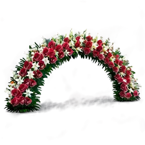 Floral Arch Decoration Png Fep PNG Image