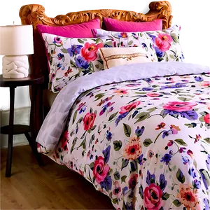 Floral Bedding Collection Png Hjr PNG Image