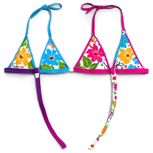 Floral Bikini Top Png 84 PNG Image