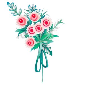 Floral Bouquet Cricut Png Qin61 PNG Image