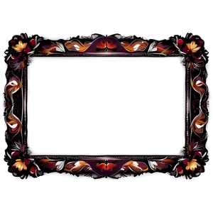 Floral Certificate Frame Png 61 PNG Image