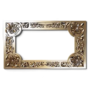 Floral Certificate Frame Png Jtx PNG Image