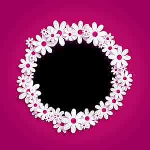 Floral Circle_ Purple Background.jpg PNG image with transparent background