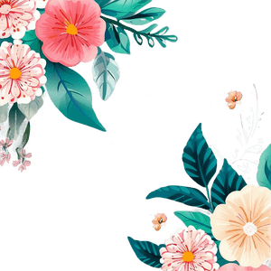 Floral Corner Graphics PNG 06122024 PNG with transparent background