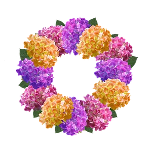 Floral Crown Design PNG Image