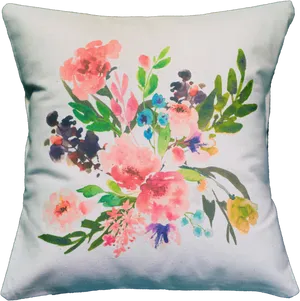 Floral Cushion Design PNG Image