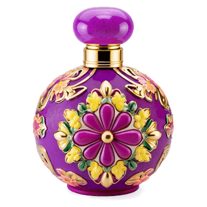 Floral Decorated Perfume Bottle PNG 06212024 PNG