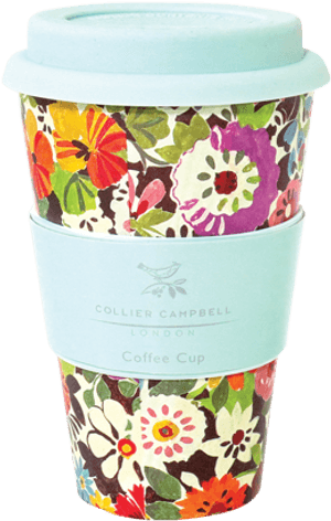 Spring Floral A5 Notebook'Title='spring Floral A5 - Coffee Design Cup Spring, HD Png Download PNG image with transparent background