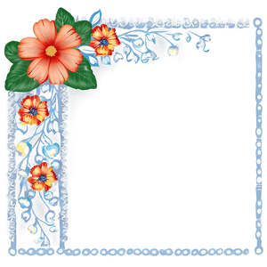 Floral Frame Border PNG 51 PNG