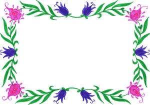 Floral Colorful Frames Png, Transparent Png PNG image with transparent background