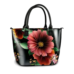 Floral Handbag Png Tvy81 PNG Image