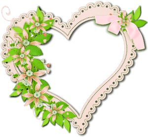 Mq Pink Heart Hearts Frame Frames Border Borders Clipart - Frame Heart Shape Png, Transparent Png PNG