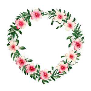 Floral Heart Clipart Decoration PNG 89 PNG image with transparent background