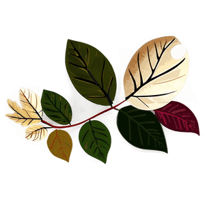 Floral Leaves PNG caw PNG image with transparent background