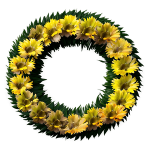 Floral Memorial Wreath PNG our54 PNG with transparent background