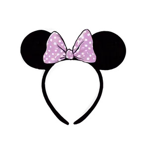 Floral Minnie Mouse Ears Png Akf47 PNG Image