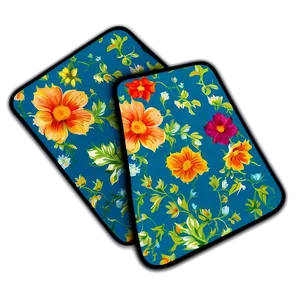 Floral Mousepad Artwork Png Ihd22 PNG Image