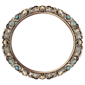 Floral Oval Frame PNG 05252024 PNG
