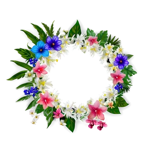 Floral Paradise Frame Png 60 PNG Image